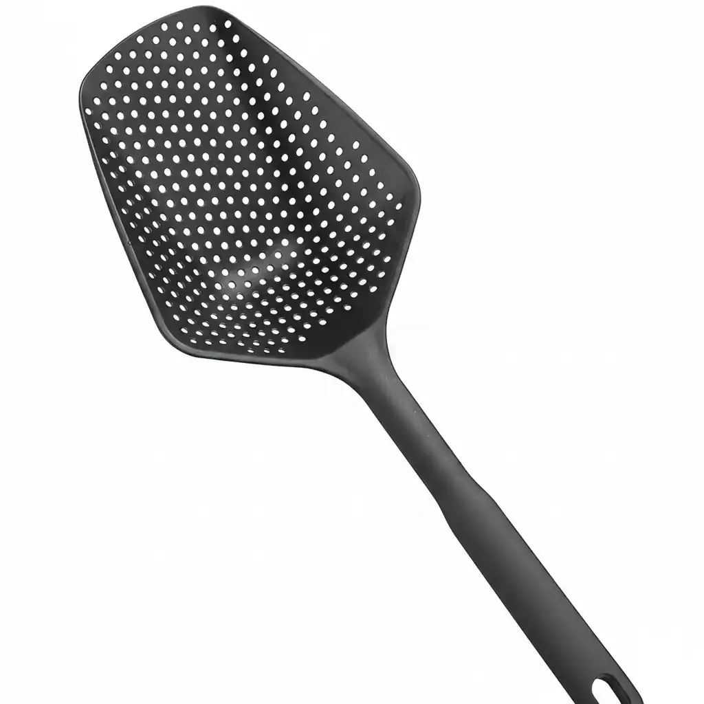 Gemini_Generated_Image_wdapfwdapfwdapfw Plastic Strainer Spoon for Draining and Scooping Cooked Foods – main image