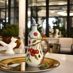 Hand-Painted Ceramic Jar with Handle for Holding and Pouring Liquids – gallery image 7