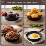 Mini Cast Iron Egg Frying Pan for Cooking Eggs and Small Portions – gallery image 8