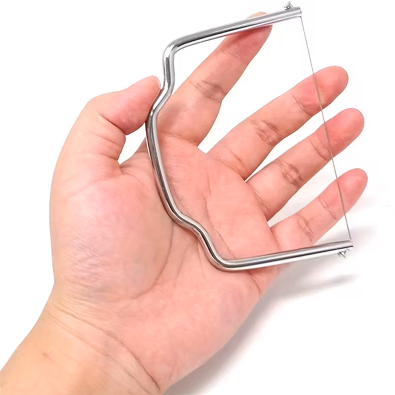 Stainless Steel Cheese Slicer for Soft Foods with Wire Cutting Design – description image 4