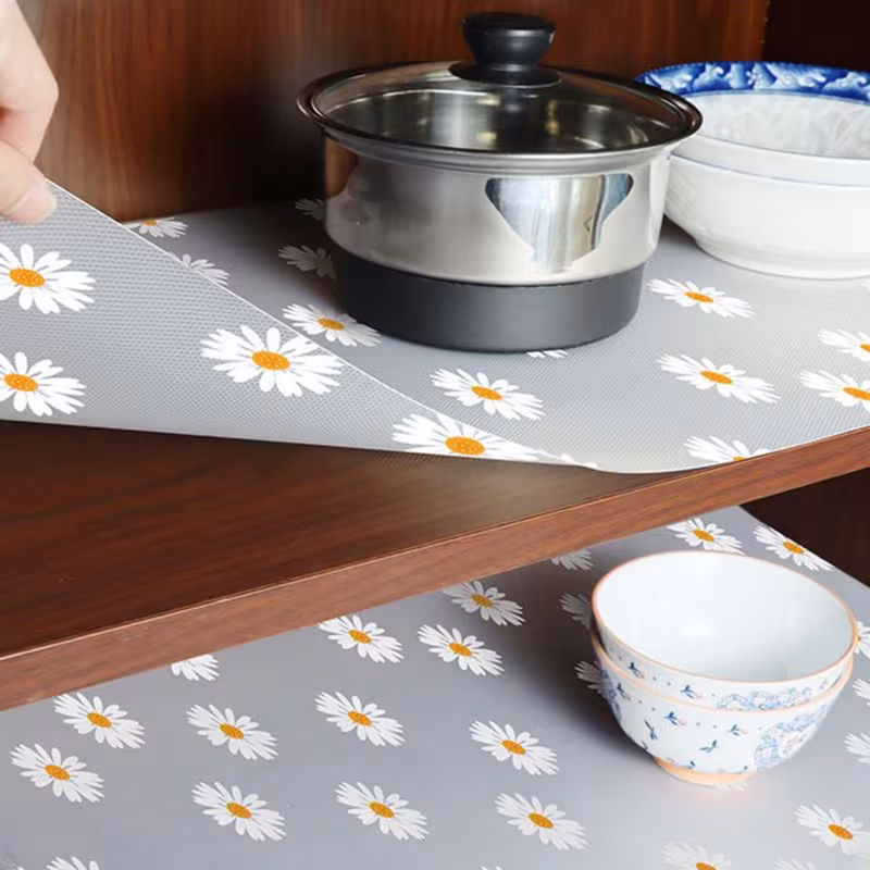 Waterproof Cabinet and Shelf Liner Mat for Kitchen Storage Organization – description image 3