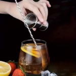 Stainless Steel Cocktail Shaker for Mixing Beverages with Integrated Measuring Cup – gallery image 6