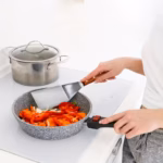 Stainless Steel Spatula for Turning and Lifting Foods with Beveled Edge and Hardwood Handle – gallery image 8