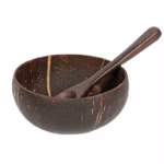 Coconut Shell Bowl Set with Spoon for Serving Yogurt, Salad, and Desserts – gallery image 10