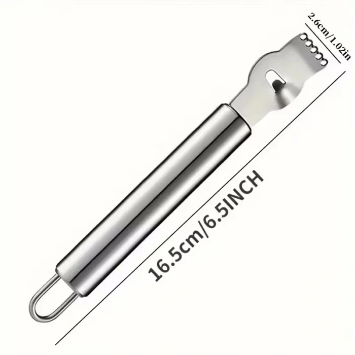 Stainless Steel Lemon Zester Grater for Peeling and Fine Grating Citrus – description image 1