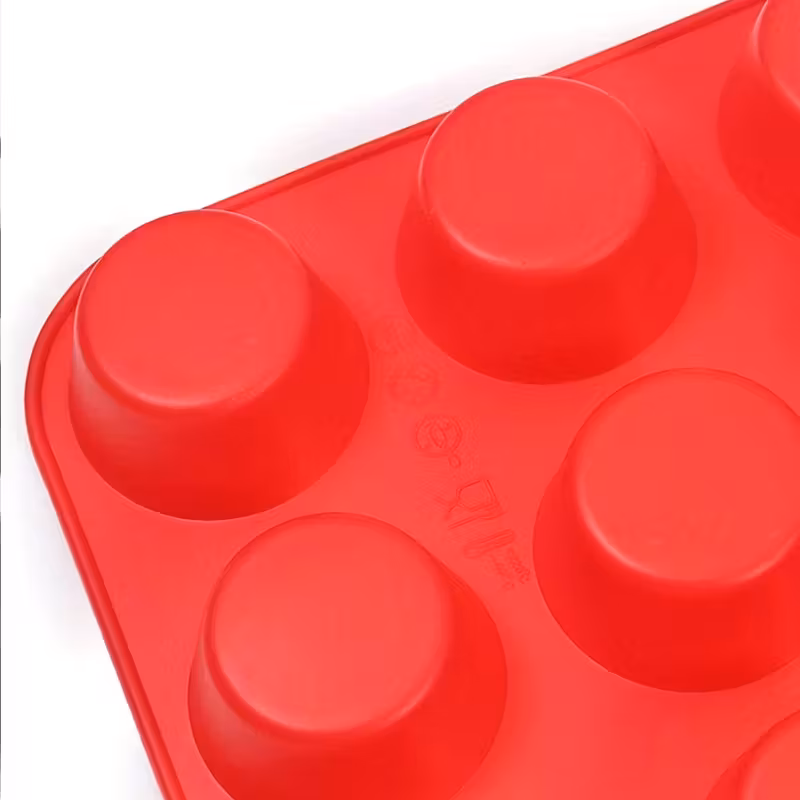 24-Cup Silicone Cake Mold for Baking Small Cakes and Desserts – description image 4