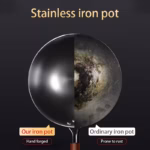 Round-Bottom Wok for High-Heat Cooking with Wooden Handle – gallery image 8