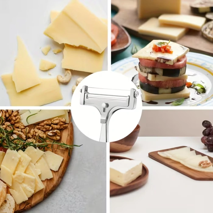 Adjustable Stainless Steel Cheese Slicer for Thin or Thick Slices – description image 8