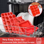 Silicone Muffin Tray with 12 Cavities for Baking Muffins and Cupcakes – gallery image 5