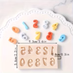 Alphabet and Number Silicone Biscuit Mold for Shaping Small Baked Items – gallery image 5