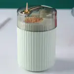 Automatic Press Toothpick Holder for Tabletop Storage and Dispensing – green variant image 1