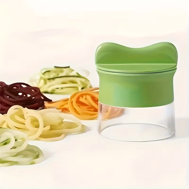 Spiral Multifunctional Vegetable Grater for Slicing Carrots and Cucumbers with Rotating Design – description image 6
