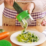Spiral Multifunctional Vegetable Grater for Slicing Carrots and Cucumbers with Rotating Design – gallery image 6