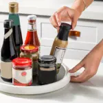 Lazy Susan Turntable Organizer for Rotating and Organizing Items, Non-Slip Base – gallery image 2