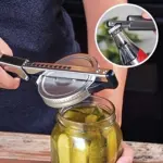 Adjustable Jar, Bottle and Can Opener for Twisting and Lifting, Stainless Steel with Soft Rubber Grip – gallery image 6
