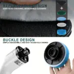 Electric Cleaning Brush for Household Surface Cleaning, Extendable Long Handle – gallery image 8