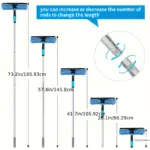 High Window Cleaning Squeegee for Window Cleaning with Extension Pole and Rotating Head – gallery image 4