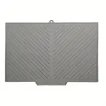 Silicone Draining Mat for Drying Dishes & Protecting Surfaces, Foldable Reversible Design – main image