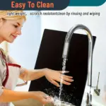 Acrylic Cutting Board for Food Prep & Countertop Protection, Non-Slip Transparent Black – gallery image 7