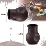3pcs Silicone Chocolate Melting Pot for Melting & Pouring with Microwaveable Design – gallery image 6