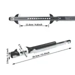 Adjustable Jar, Bottle and Can Opener for Twisting and Lifting, Stainless Steel with Soft Rubber Grip – gallery image 4