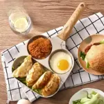 Nonstick Multi-Section Skillet for Cooking Multiple Foods with Triple Compartment Design – gallery image 3