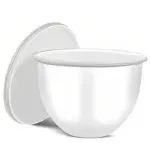 Silicone-Lined Mixer Bowl for Mixing & Pouring with Reusable Spout and Lid – main image