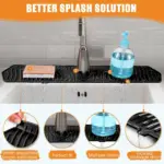 Kitchen Sink Splash Guard Mat for Catching Faucet Drips and Splashes, Flexible Drying Surface – gallery image 5