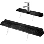 Kitchen Sink Splash Guard Mat for Catching Faucet Drips and Splashes, Flexible Drying Surface – main image