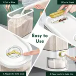 Large-Capacity Rice Storage Container for Storing Dry Foods with Measuring Cup & Time Markings – gallery image 6