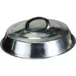 12 Inch Round Basting Cover for Flat Top Grill Cooking, Stainless Steel Dome Design – gallery image 7