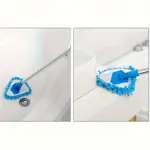 360° Rotary Triangle Mop for Wet and Dry Cleaning, Adjustable Retractable Handle – gallery image 6
