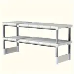 Adjustable Under-Sink Storage Rack for Organizing Household Items and Space-Saving Storage – main image