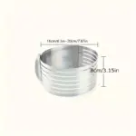 Adjustable Stainless Steel Cake Slicer for Layering Cakes and Bread, 6-Layer Guide Design – gallery image 7