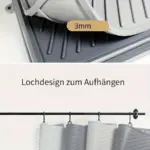 Silicone Draining Mat for Drying Dishes & Protecting Surfaces, Foldable Reversible Design – gallery image 5