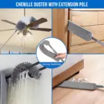 Microfiber Duster with Telescopic Extension Pole for High-Reach Dusting & Cobweb Removal – gallery image 9