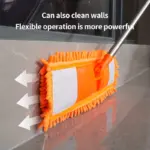 Rotatable Flat Mop for Wet and Dry Cleaning with Chenille Mop Head – gallery image 10