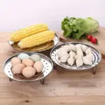 3pcs Stainless Steel Steamer Rack for Steaming and Baking – gallery image 2
