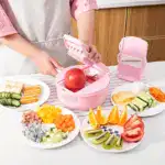 12-in-1 Manual Vegetable Chopper for Cutting & Slicing with Interchangeable Blade Housing – gallery image 2