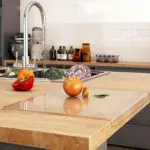 Cutting Board with Tabletop Lip for Food Prep & Slicing, Double-Sided Non-Slip Design – gallery image 3