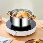 5-Piece Stainless Steel Cookware Set for Everyday Cooking with Easy-Clean Surface – gallery image 3