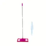 Rotatable Flat Mop for Wet and Dry Cleaning with Chenille Mop Head – main image