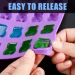 2-Piece Silicone Gummy Bear Mold Set for Candy & Chocolate Making, 90-Cavity Design – gallery image 8