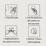 Wall-Mounted Tissue Holder for Holding Tissue Rolls and Sheets, Non-Drilling Adhesive Mount – gallery image 5