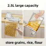 Sealed Storage Container with Lid for Dry Food Storage & Organization, Leak-Resistant Design – gallery image 9