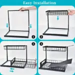 2-Tier Slide-Out Under-Sink Organizer for Storage & Access – gallery image 14