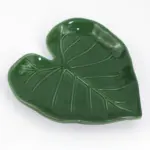 Ceramic Spoon Rest for Holding Cooking Utensils and Spatulas, Leaf Design – gallery image 8