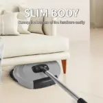 3-in-1 Rotating Hand Push Sweeper for Hard Floor Cleaning & Debris Pickup, Adjustable Handle – gallery image 14