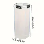 Retractable Bread Storage Box for Storing Bread & Baked Goods, Rectangular Design – gallery image 4