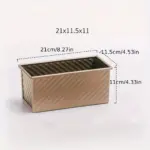 Carbon Steel Loaf Pan with Lid for Baking Loaves & Cakes, Non-Stick Surface – gallery image 7